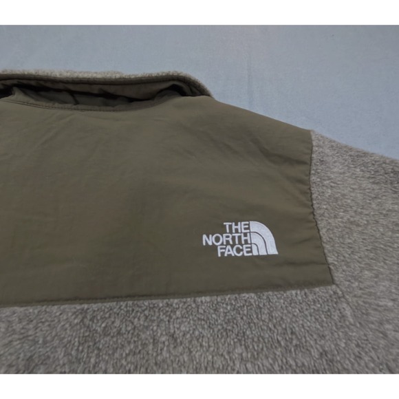North Face Denali Jacket Womens Small Polartec Fleece Softshell Olive Tan - Picture 9 of 14